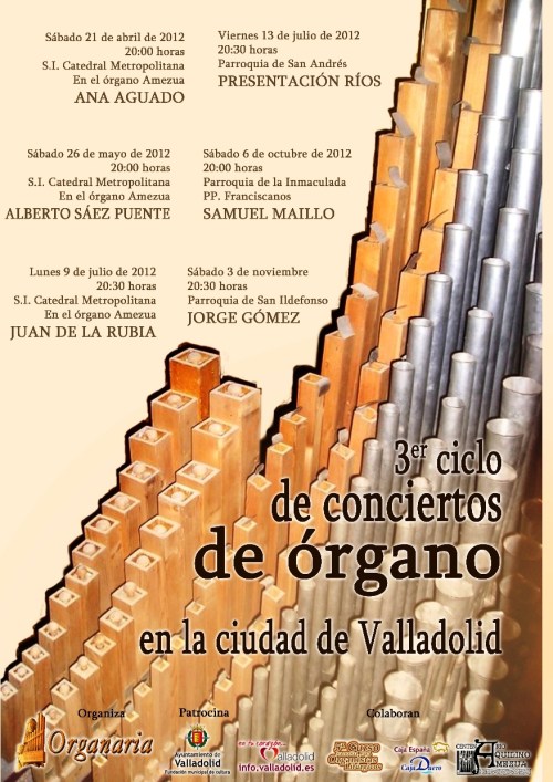 3er Ciclo Conciertos de Órgano Valladolid