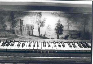 teclado del órgano de la Iglesia de San Andrés de Valladolid