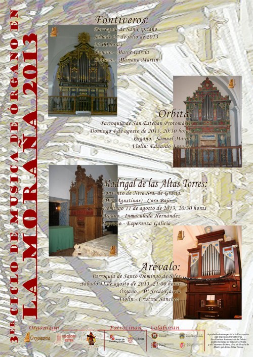 III Ciclo de Órgano La Moraña 2013
