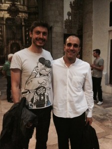 Juan de la Rubia, organista y Carlos Estébanez, compositor