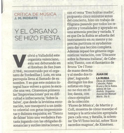 Crítica por José María Morate