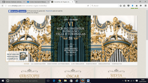 ÓRGANO TORDESILLAS 2016