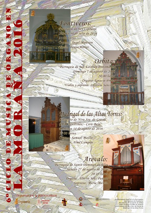 CICLO DE ÓRGANO LA MORAÑA 2016